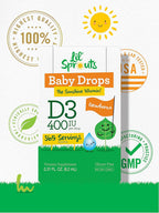 Carlyle Vitamina D3 Gotas Líquidas para Bebés - 400 UI, 9.2 mL