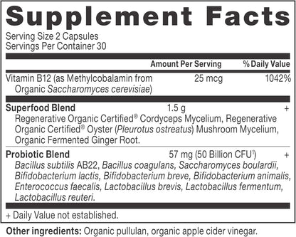 Ancient Nutrition Probióticos Certificado – Probióticos (30 cepas): Incluyen cepas de los géneros Lactobacillus, – Image 2