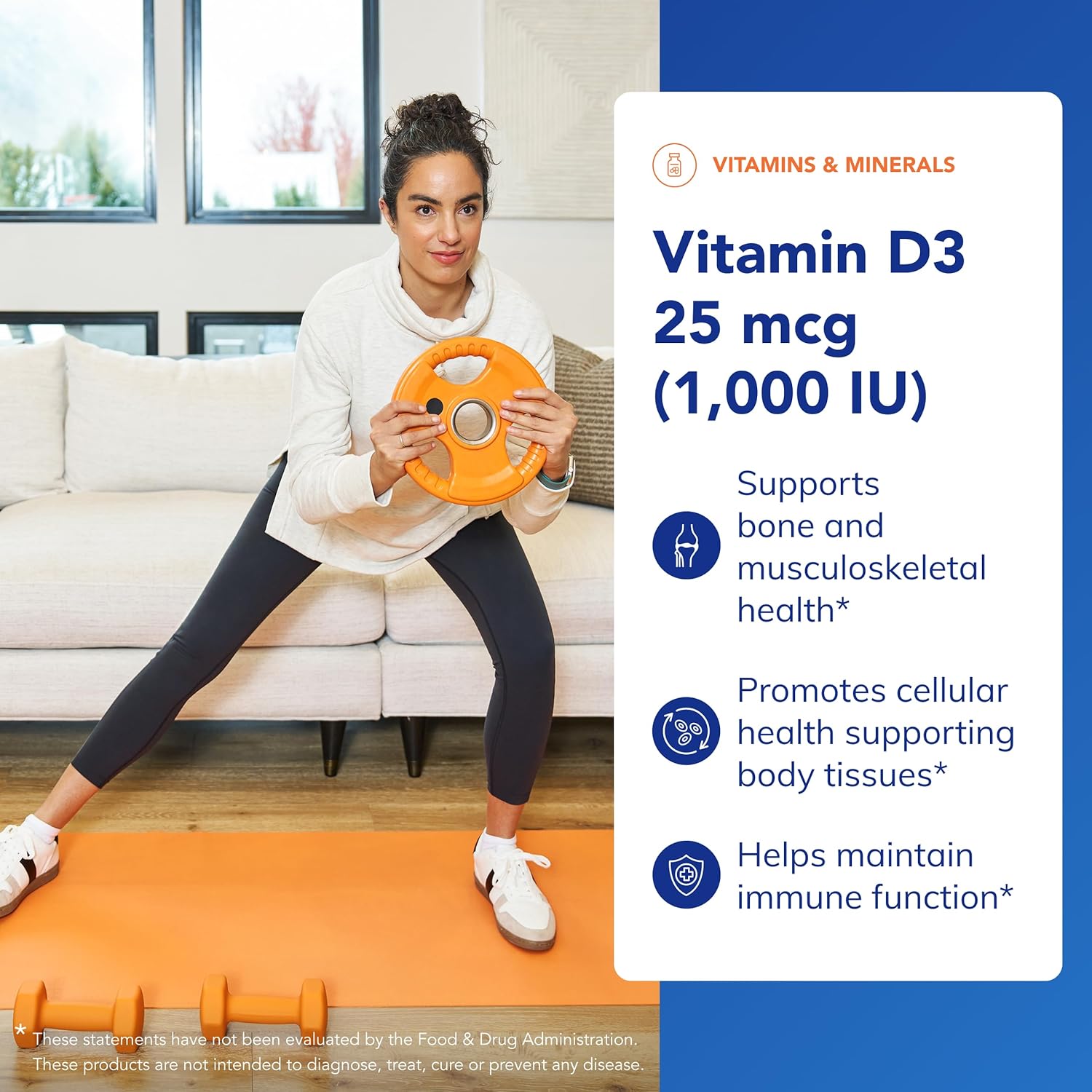 Pure Encapsulations Vitamina D3 25 mcg (1.000 UI) - 250 cápsulas
