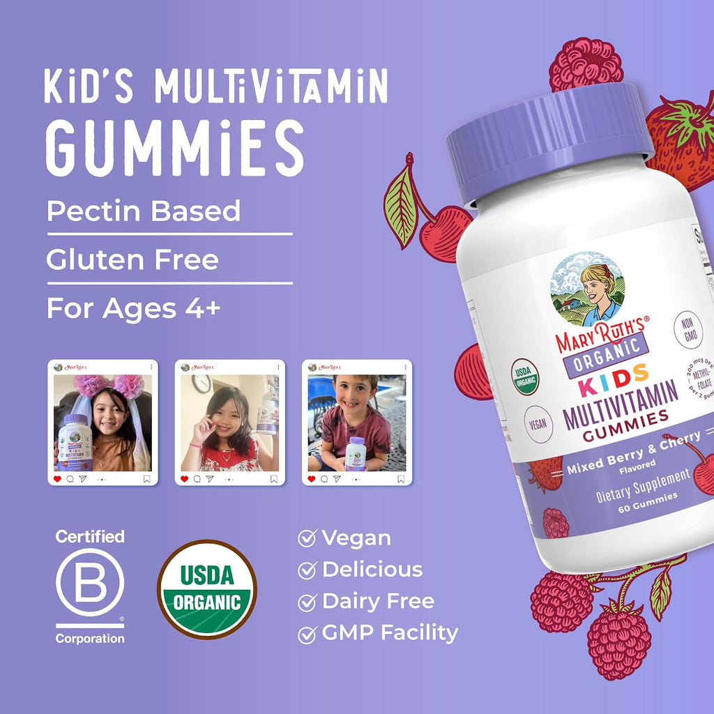 MaryRuth's Multivitamínico Infantil en Gomitas | 60 unidades