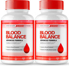 Blood Balance Blood Formula Support - Suplemento en Cápsulas, Fórmula Premium para Circulación Saludable y Niveles Estables (2 Pack)