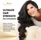 Joyce Giraud Ultimate Hair Strength Suplementos para el Cabello, 90 Días, 180 Cápsulas