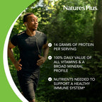 NaturesPlus SPIRU-TEIN, Frutos Rojos Exóticos - 1.1 lb - Proteína Vegetal en Polvo