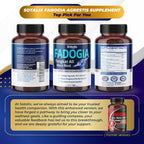 High Strength Fadogia Agrestis Cápsulas - Fórmula Concentrada con Maca Root - 90 Cápsulas