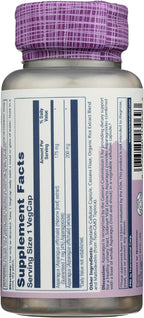SOLARAY Asparagus 175 mg - Extracto de Raíz de Espárrago - 60 Cápsulas Veganas
