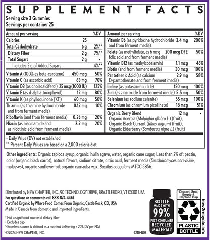 New Chapter Multivitamínico para Hombres en – Vitamina C : contribuye al funcionamiento normal del sistema – Image 6