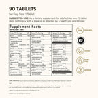 Solgar Formula VM-75, 90 Comprimidos - Multivitamínico con Minerales Quelados - Vitaminas A, B6, B12, C, D, E - Biotina, Magnesio, Calcio, Hierro, Zinc - Vegano, Sin Gluten, Sin Lácteos, Kosher
