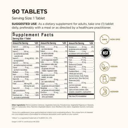 Solgar Formula VM-75, 90 Comprimidos - – Las vitaminas B6 y B12 contribuyen al metabolismo energético normal y a – Image 2