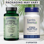 Earth's Bounty - Stress Relief Plus - 60 Cápsulas Vegetarianas