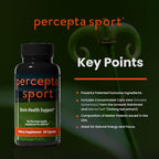 Percepta Sport - Suplemento Cerebral Natural para Deportistas - 30 Días