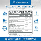 Vitaminerals TRIVIRA - Vitamina C, D3, Zinc, Hierbas y Prebióticos - 60 Cápsulas Vegetales