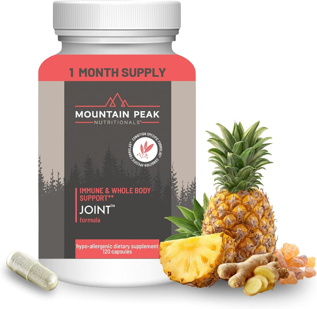 Mountain Peak Nutritionals Fórmula Articular - Glucosamina, Boswellia y Vitamina C - 120 Cápsulas