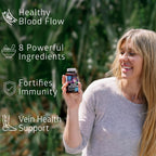 Number One Nutrition Suplemento Premium para la Circulación Sanguínea con 8 Hierbas y Vitaminas