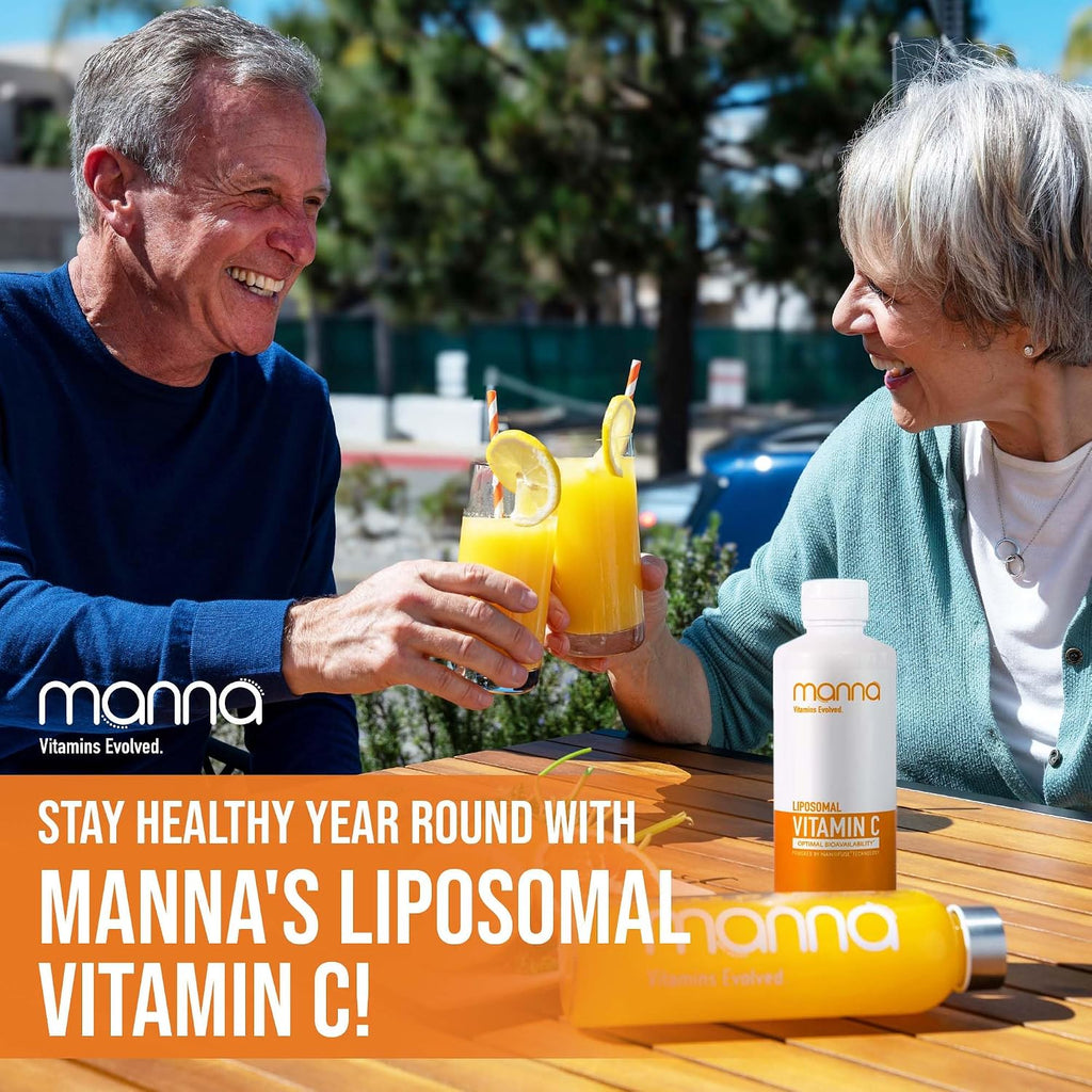 Manna Vitamins Evolved - Vitamina C Liposomal, 1000 mg, Líquido con Alta Absorción