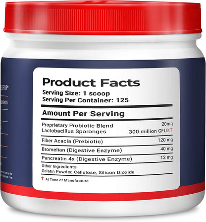 Geneflora Probióticos para Perros, Enzimas Digestivas y Prebióticos, 3.2 oz (Polvo) – Image 8