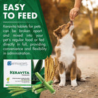 Dermoscent Keravita® Suplemento Alimenticio para la Piel y el Pelaje de Perros y Gatos - 30 Comprimidos Sabor a Pollo
