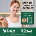 Apoyo Tiroideo para Mujeres - Selenio 200 mcg, Astragalus, Zinc y Yodo - Complejo 21 en 1 con Hierbas Adaptógenas - Vegano, No Transgénico - 60 Cápsulas