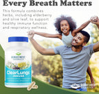 RidgeCrest Herbals ClearLungs Immune, 60 Cápsulas Veganas