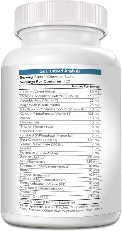 Multivitamínicos para perros, apoyo vitamínico y mineral diario, suplemento nutricional para todas las razas y tamaños, – Image 9