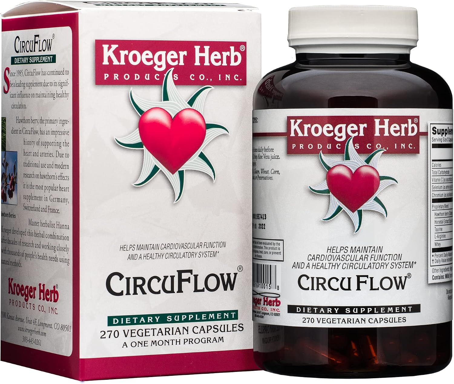 Kroeger Herb Circuflow Cápsulas (Pack de 2)