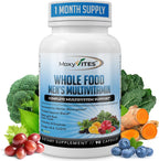 Methylated Men's Multivitamins - Multivitamínico Diario para Hombres con 44 Alimentos Orgánicos Integrales y Nutrientes Fermentados