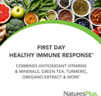 NaturesPlus AgeLoss First Day Healthy Immune Response - 90 Comprimidos - Vegetariano, Sin Gluten - 30 Dosis