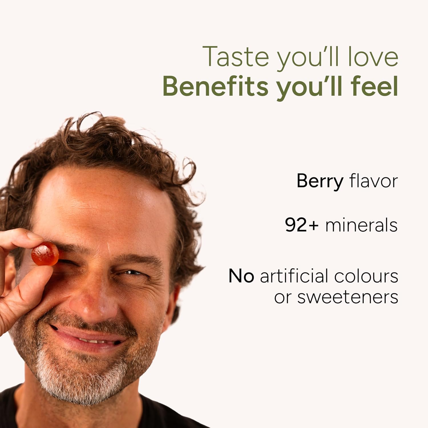 ROOT LABS Sea Moss Gummies con 92+ Minerales, Aceite de Semilla Negra y Ashwagandha KSM 66 | 1600 mg | 120 Gomitas