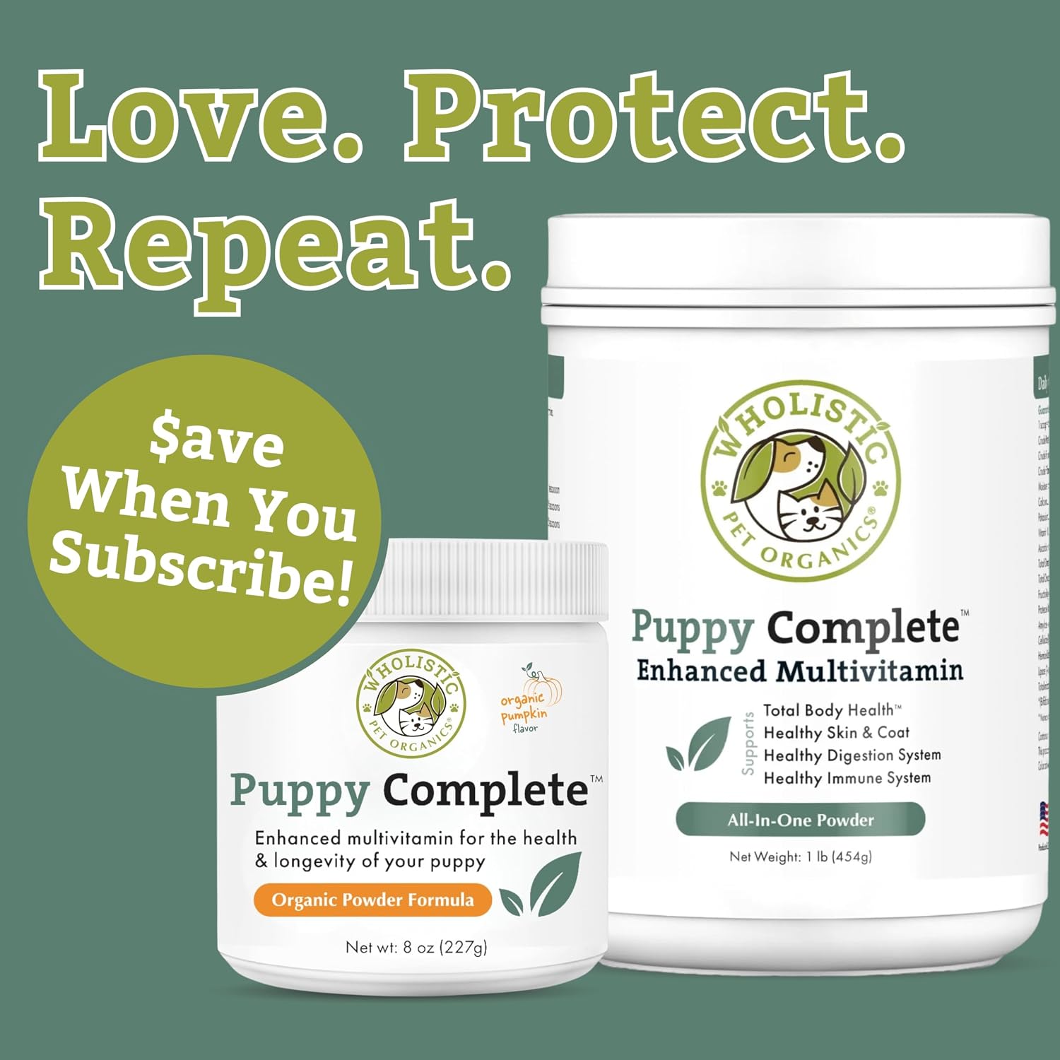 Puppy Complete - Multivitamínico en polvo para perros - 22 dosis