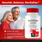 Glyconorm Cápsulas, Suplemento de Apoyo Glyconorm - Máxima Potencia, Fórmula Natural (3 Envases)