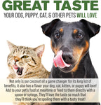 Aceite de Hemp para Perros y Gatos – Piel, Pelaje y Bienestar General con Aceite de Coco Orgánico y Vitamina E – 236 ml