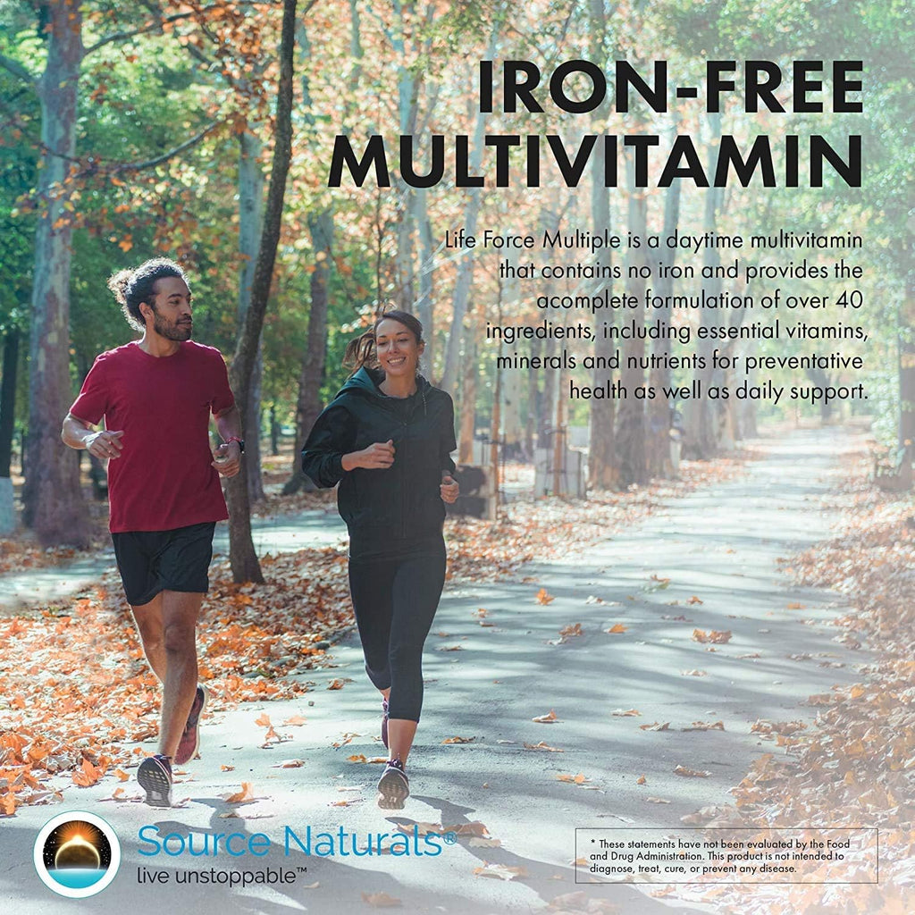 Source Naturals Life Force Multiple Multivitamínico Diario de Alta Potencia - 60 Comprimidos