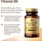 Solgar Vitamina B-6 100 mg - 100 Tabletas