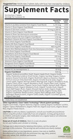 Garden of Life Organics Multivitamínico para Hombres con Apoyo a la Próstata, B12 y Vitaminas – Multivitamínico Diario Vegano, No-GMO, Orgánico Certificado, 60 Comprimidos