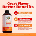 MaryRuth's Multivitamínico Líquido + Crecimiento Capilar - Clínicamente Testado con Biotina 10000 mcg - 450 ml