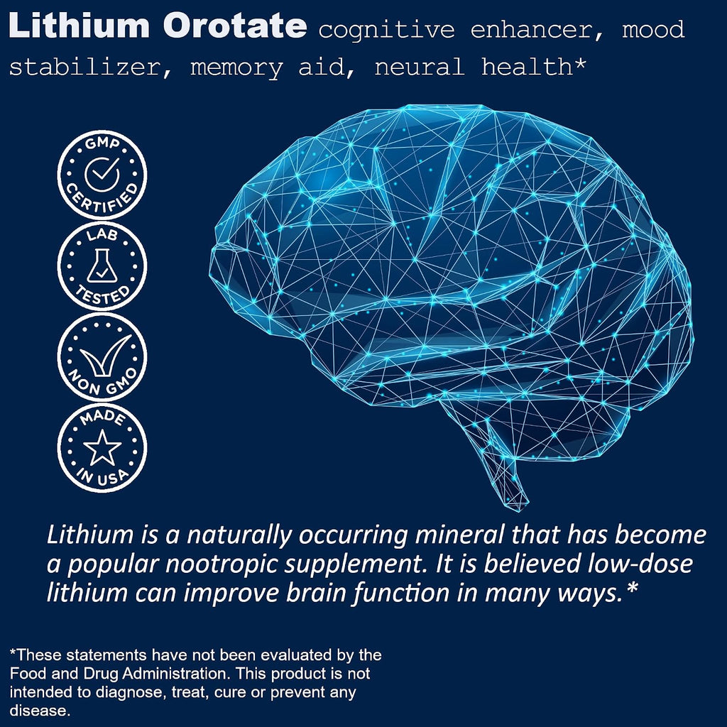 Monolito de LifeLink (Orotato de litio) | 135 mg x 100 comprimidos