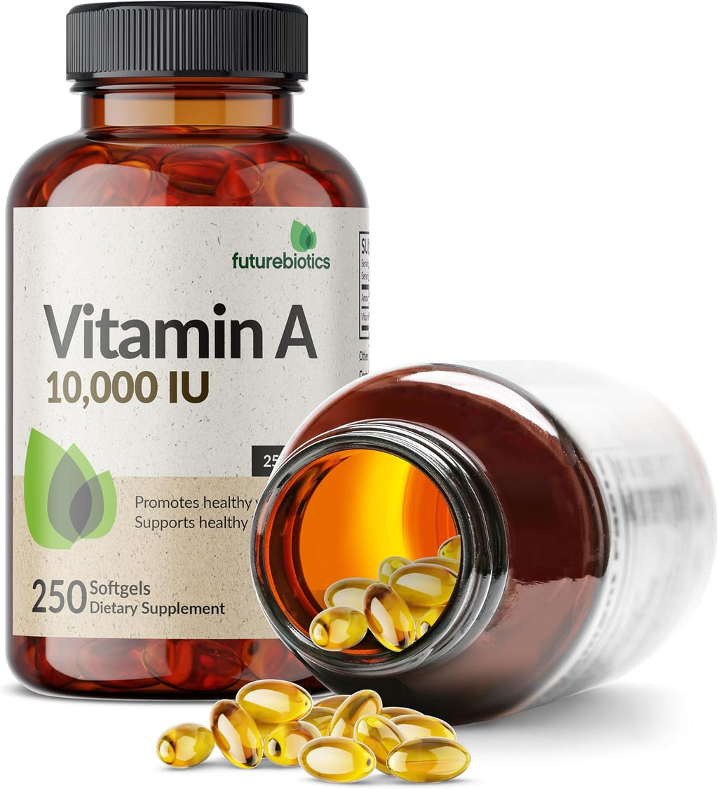 Futurebiotics Vitamina A 10,000 UI, 250 Cápsulas Blandas