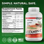 Landau Vitamina C Masticable 500 mg con Acerola, 100 tabletas