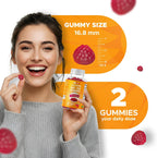 Vitabod Vitamin D3 + K2 Gummies – Gominolas Veganas de Frambuesa – 180 uds