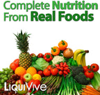 LiquiVive Liquid Vitamins Mega Nutrition - Multivitamínico Líquido Vegano, 946 ml