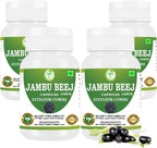 Morsan's Jambu Beej Cápsulas, Pack de 2 x 60 x 500 mg. Cápsulas Vegetales, Puras y Naturales