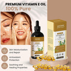 Aceite de Vitamina E Orgánico AEKONIK - Puro para Cuidado Corporal y Facial - 118 ml