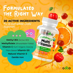 LIVEGOOD Gominolas Multivitamínicas Orgánicas para Niños – 60 unidades
