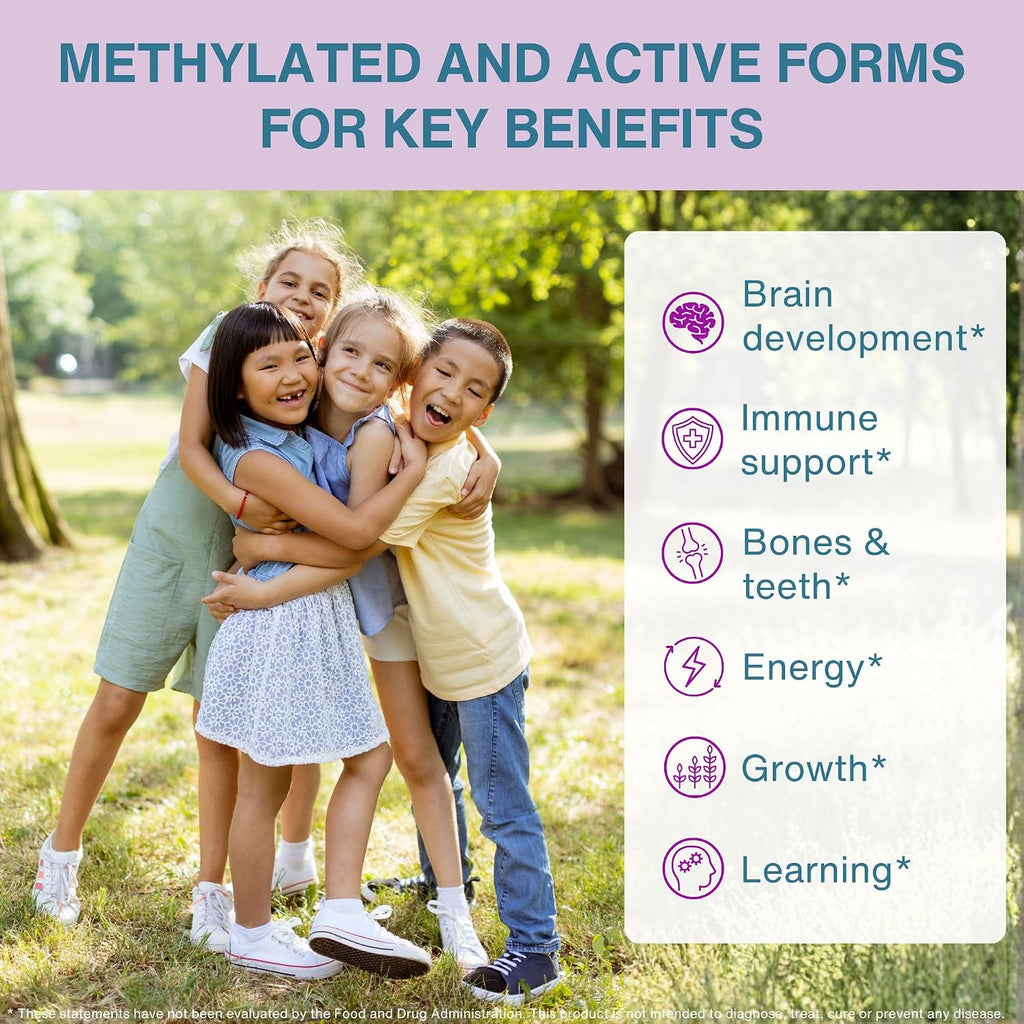 Igennus Methylated Kids Multivitamin Gummies - 90 Gominolas Multivitamínicas para Niños 4+ años