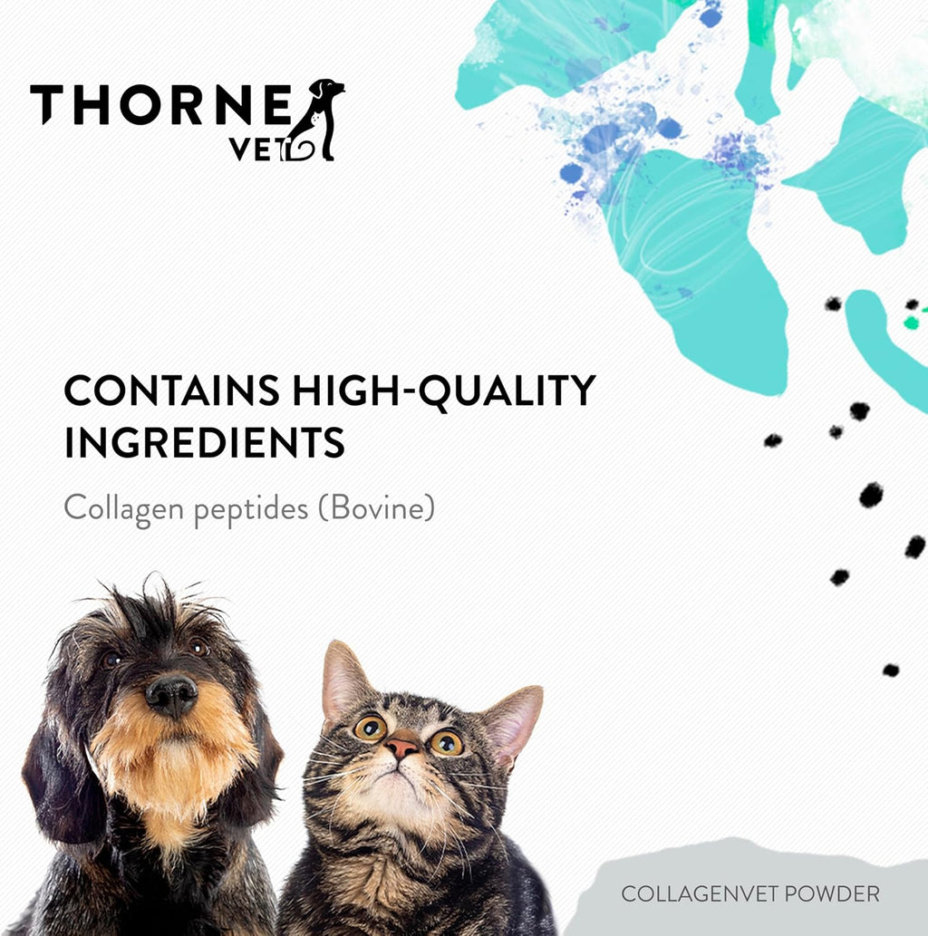 CollagenVET Colágeno para Perros y Gatos – Polvo para Articulaciones, Músculos, Huesos y Piel – 75 Dosis