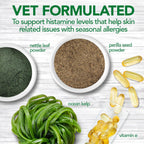 Vet's Best Masticables para Alergias en Perros - Alivio del Picor Estacional - 60 Comprimidos