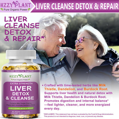 Liver Cleanse Detox & Repair Softgel – Acción antioxidante: El NAC y el glutatión ayudan a neutralizar los – Image 2