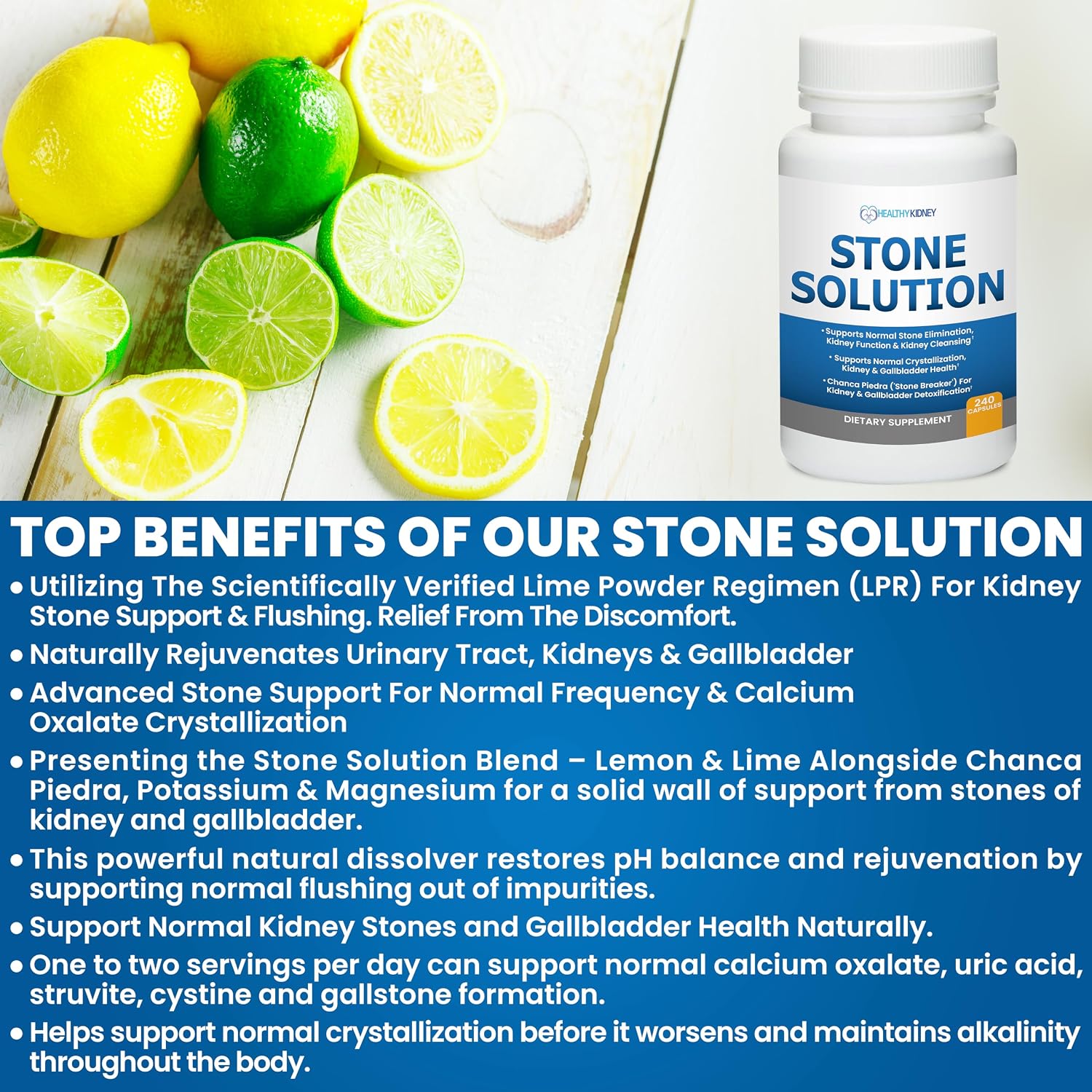 Stone Solution Cápsulas - Apoyo Renal y de la Vesícula Biliar