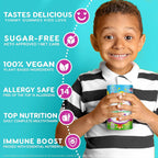 Nutracelle NUTRAMIN Multivitamínico para Niños - Sin Azúcar, Sin Alérgenos, 100% Vegano - 90 Gominolas