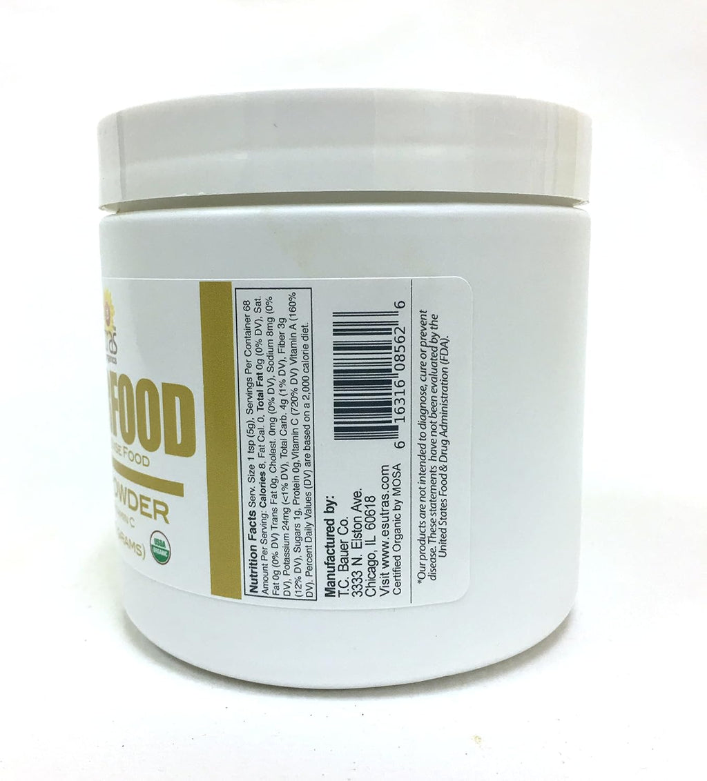 Organic Amla Powder 12 oz (340 g) - 30 Servings - Natural Vitamin C