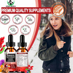 Berberine Drops 6-en-1 de Vita letuo - Complejo Líquido de Berberina con Canela, Cardo Mariano y Cúrcuma, 30 Dosis